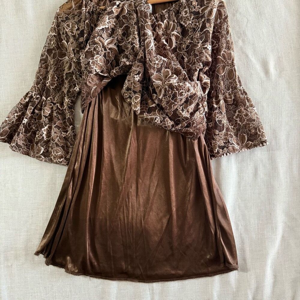 Lady Noiz Floral Lace‎ Dress S Cottagecore Festival Vibes - Picture 4 of 16